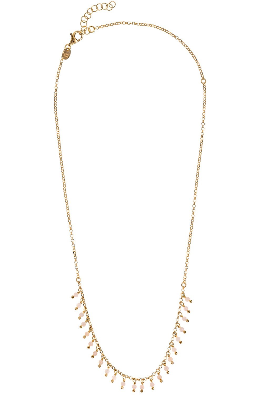 Alisia AL0907.01.046 Damen-Collier Pietra Silber Vergoldet mit Rosa Opalen