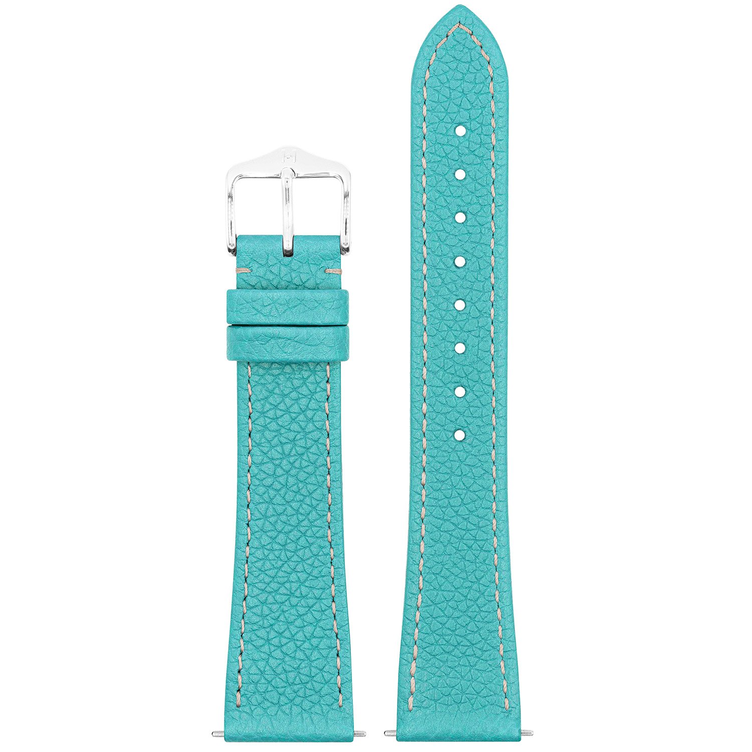 Hirsch 01802183-2-20 Uhrenarmband Bologna M 20 mm Leder Türkis