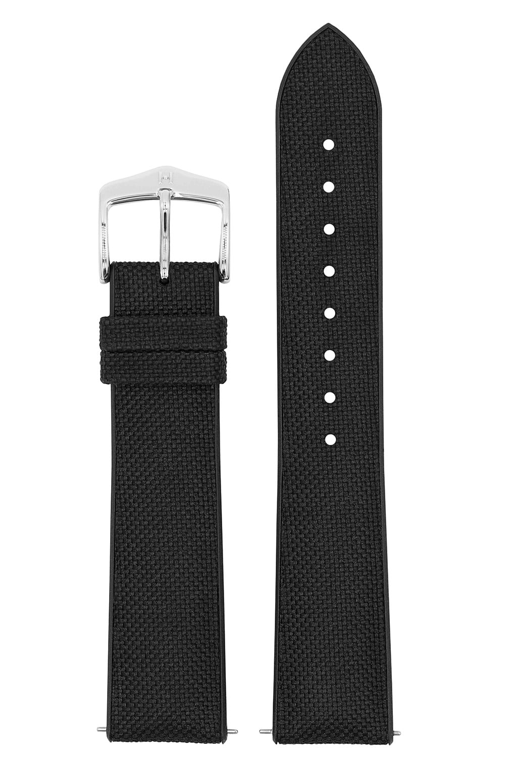 Hirsch 0925090050-2-20 Armband für Uhren Arne L 20 mm Schwarz