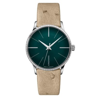 Junghans Meister Ladies' Wristwatch Automatic Beige/Green 027/3240.00 ...