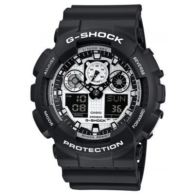 Casio G-Shock Herren-Armbanduhr GA-100BW-1AER