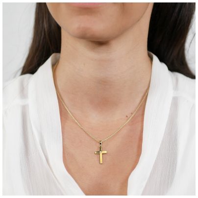 AnzeigeTrendor 28220 Kreuz Für Kinder Gold 333/8K