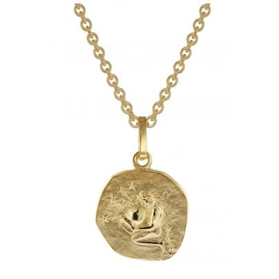 TRENDOR Schmuck Sternzeichen Stier Gold 333 Anhänger 16 Mm