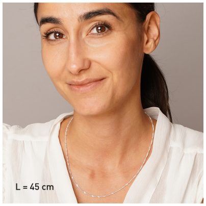 Kette, 42cm, Singapur, 9Kt GOLD 42cm - Günstig Kaufen