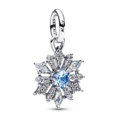 Pandora Dangle Charm Disney Frozen Queen Elsa Snowflake