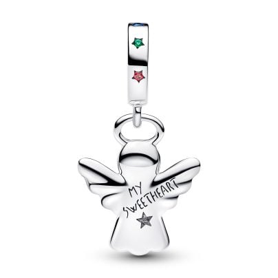 Pandora Silver Dangle Charm Gingerbread Angel 794247C01