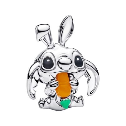 Pandora Charm 925 Silver Disney Stitch Easter Bunny