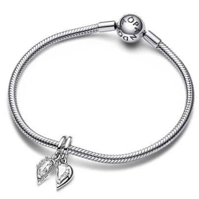 Pandora Pendant Splittable Heart Mother & Daughter 792643C01 • uhrcenter