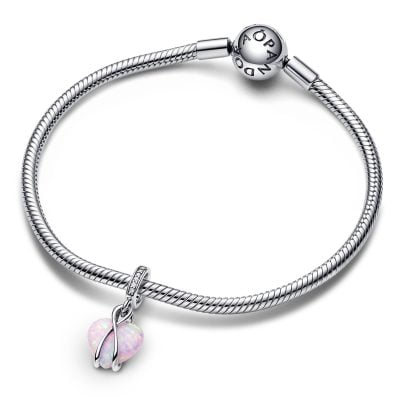 Pandora Dangle Charm Mum Opalescent Heart 793202C01