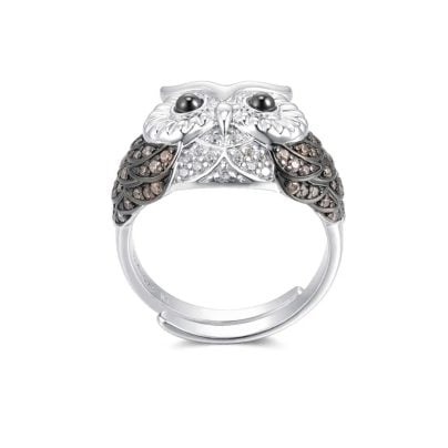 Produktbild von SEINERZEIT   BERLIN Fingerring Seinerzeit Ring Fluffy Eichhörnchen SZA 1990 342 M Silber