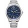 Citizen AW0110-82LE Eco-Drive Solar Men's Wristwatch Steel/Blue Image 1