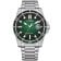 Citizen AW1811-82X Eco-Drive Solar Men's Watch Steel/Green Image 1