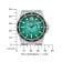 Citizen AW1816-89L Men's Watch Eco-Drive Solar Steel/Turquoise Image 4