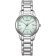 Citizen FE1241-71X Eco-Drive Ladies' Wristwatch Steel/Mint Image 1