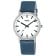 Boccia 3651-24 Men's Watch Titanium with Leather Strap Azure Blue 1