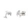 Boccia 05090-01 Children's Stud Earrings Titanium Dolphine 1