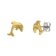 Boccia 05090-02 Kinder-Ohrstecker Titan Ohrringe Delfin Goldfarben 1
