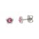 Boccia 05094-02 Titanium Earrings for Children Flower Pink 1