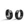Boccia 0539-21 Damen-Ohrringe Creolen Titan Schwarz 1
