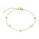 Boccia 03060-02 Damen-Armband Titan Goldfarben mit Perlen 1