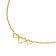 Boccia 08107-02 Damencollier Titan Goldfarben mit Herzen 1