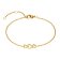 Boccia 03077-02 Damen-Armband Herz Titan Goldplattiert 1
