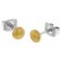 Boccia 05013-02 Titanium Stud Earrings Gold Tone round Image 1
