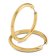 Boccia 05073-02 Women's Hoop Earrings Titanium Gold Tone Image 1