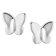 Boccia 05076-01 Kids' Stud Earrings Titanium Butterfly Image 1