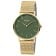 Boccia 3273-12 Women's Watch Gold Tone/Green Image 1