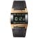 Junghans 26/7302.00 Men's Watch Radio-Controlled Mega 1000 Black/Gold Tone LE 1