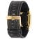Junghans 26/7302.00 Men's Watch Radio-Controlled Mega 1000 Black/Gold Tone LE 3