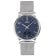 Junghans 56/4629.44 Herrenuhr Funk Milano Mega Solar Milanaise/Dunkelblau 1
