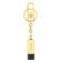 S.T. Dupont 003282P Key Pendant Double Puncher Black/Gold Tone 1