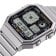 Casio A130WE-1AEF Armbanduhr Digital Edgy Collection Silberfarben 2