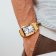 Festina F20678/1 Herrenuhr Quarz Rechteckig Goldfarben 4