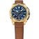 Festina F20728/1 Herren-Chronograph mit Lederband Goldfarben/Blau 2