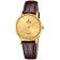 Festina F20017/2 Women's Watch Brown/Gold Tone with Leather Strap 1
