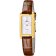 Festina F20770/2 Damen-Quarzarmbanduhr Rechteckig Braun/Goldfarben 1