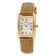 Seiko SWR100P1 Damen-Armbanduhr Rechteckig Braun/Goldfarben 1