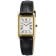 Seiko SWR108P1 Damen-Armbanduhr Quarz mit Lederband Schwarz 1