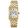 Seiko HGG001P1 Damenuhr Quarz Rechteckig Goldfarben 1