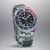 Seiko SNE591P1 Prospex Sea Men's Watch Solar Diving Watch Blue/Red Image 2