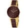 Jacques Lemans 42-7ZE Damenuhr Monaco Goldfarben/Keramik Braun 1
