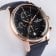 Jacques Lemans 1-2163F Men's Watch Chronograph London Blue/Rose Gold Tone Image 6