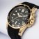 Jacques Lemans 1-2170F Men's Watch Hybromatic Black/Gold Tone Image 3