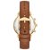 Fossil ES5278 Women's Watch Neutra Chronograph Brown/Gold Tone Image 3