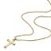 Fossil JF04701710 Unisex Necklace Cross Gold Tone Image 2