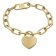 Fossil JF04658710 Women's Bracelet Heart Gold Tone Image 1