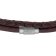 Fossil JF04702040 Men's Bracelet Brown Leather Image 2